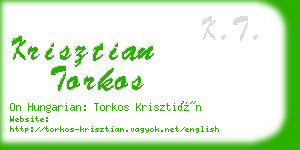 krisztian torkos business card